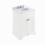 BC Designs Victrion 600mm Nimbus White 2 Door Basin Unit