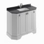 BC Designs Victrion 1000mm Earl's Grey 4 Door Angled Basin Unit