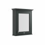 BC Designs Victrion 650mm Dark Lead 1 Door Mirror Cabinet