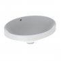 Geberit VariForm 500mm Oval Countertop Basin - With Overflow