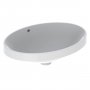 Geberit VariForm 550mm Oval Countertop Basin - With Overflow