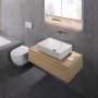 Geberit VariForm 550mm Rectangular Lay-On Countertop Basin - No Overflow