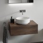 Geberit VariForm 750mm One Drawer Hickory Vanity Unit for Lay-On Basin