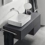 Geberit VariForm 1200mm Three Drawer Lava Vanity Unit for Lay-On Basin
