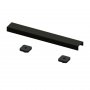 Abacus Elements 300mm Linear Waste Cover Plate - Matt Black