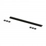 Abacus Elements 700mm Linear Waste Cover Plate - Matt Black