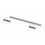 Abacus Elements 700mm Linear Waste Cover Plate - Stainless Steel