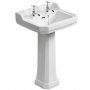 Ideal Standard Waverley Classic 56cm Basin - 2 Tap Hole