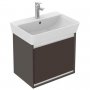 Ideal Standard Connect Air Cube Basin Unit for 550mm Basin (Matt Dark Brown with Matt White Interior)