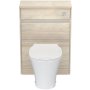 Ideal Standard Connect Air 600mm Floor Standing WC Unit (Light Brown Wood with Matt Light Brown Interior)