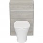 Ideal Standard Connect Air 600mm Floor Standing WC Unit (Light Grey Wood with Matt White Interior)