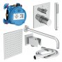 Ideal Standard Ceratherm C100 Built-In Thermostatic Chrome Square Shower Pack