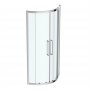 Ideal Standard i.life 800mm Bright Silver Quadrant Enclosure