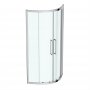 Ideal Standard i.life 900 x 760mm Bright Silver Offset Quadrant Enclosure