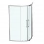 Ideal Standard i.life 1200 x 900mm Bright Silver Offset Quadrant Enclosure