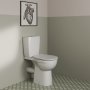 Ideal Standard Eurovit+ Comfort Height Close Coupled WC with Soft Close Seat