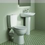 Ideal Standard Eurovit+ Comfort Height Close Coupled WC with Soft Close Seat