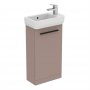 Ideal Standard i.life S Floorstanding 41cm 1 Door Matt Greige Guest Washbasin Unit