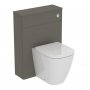 Ideal Standard i.life S 60cm Matt Quartz Grey Compact WC Unit