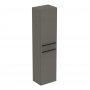 Ideal Standard i.life A 2 Door Tall Column Unit in Matt Quartz Grey