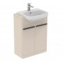 Ideal Standard i.life A 60cm Semi-Countertop Matt Sandy Beige Washbasin Unit