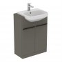 Ideal Standard i.life A 60cm Semi-Countertop Matt Quartz Grey Washbasin Unit