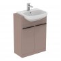 Ideal Standard i.life A 60cm Semi-Countertop Matt Greige Washbasin Unit