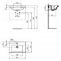 Ideal Standard i.life S Compact Wall Hung 60cm 2 Drawer Natural Oak Vanity Unit