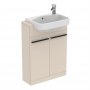 Ideal Standard i.life S 60cm Compact Semi-Countertop Matt Sandy Beige Washbasin Unit