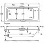 Carron Quantum Integra Eco 1600 x 700 x 430mm Acrylic Bath