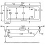 Carron Quantum Integra Eco 1600 x 700 x 515mm Acrylic Bath