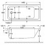 Carron Quantum SE 1500 x 700mm Acrylic Bath