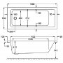 Carron Quantum SE 1600 x 700mm Acrylic Bath