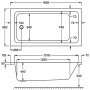 Carron Quantum SE 1700 x 900mm Acrylic Bath