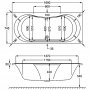 Carron Arc DE 1700 x 750mm Acrylic Bath