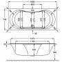 Carron Arc DE 1700 x 750mm Acrylic Bath