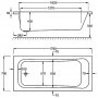 Carron Britannia SE 1800 x 800mm Acrylic Bath