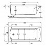 Carron Sigma SE 1700 x 750mm Acrylic Bath