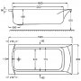 Carron Sigma SE 1900 x 900mm Acrylic Bath