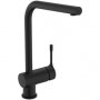 Ideal Standard Ceralook Single Lever L-Shaped Spout Silk Black Kitchen Mixer