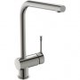 Ideal Standard Ceralook Single Lever L-Shaped Spout Ultra Steel Kitchen Mixer