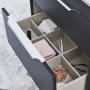 Britton Shoreditch 650mm Matt Grey Floorstanding Vanity Unit and Basin