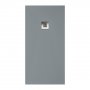 Sommer Essenza 1700 x 700mm Grey Slate Shower Tray - Offset Waste