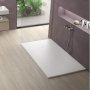 Sommer Essenza 1700 x 700mm White Slate Shower Tray - Offset Waste