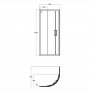 Ideal Standard Connect 2 900 x 900mm Quadrant Shower Enclosure