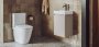Roca Ona Close-Coupled Rimless Toilet - White