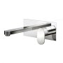 Essential Osmore Wall Mono Basin Mixer with Click Waste, Chrome