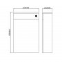 Essential Nevada Back to Wall Unit White