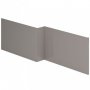 Essential Nevada L Shaped Front Bath Panel 540mm x 1700mm, Cashmere Ash