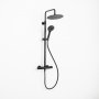 Essential Clever Urban Ext Thermostatic Shower, Matt Black